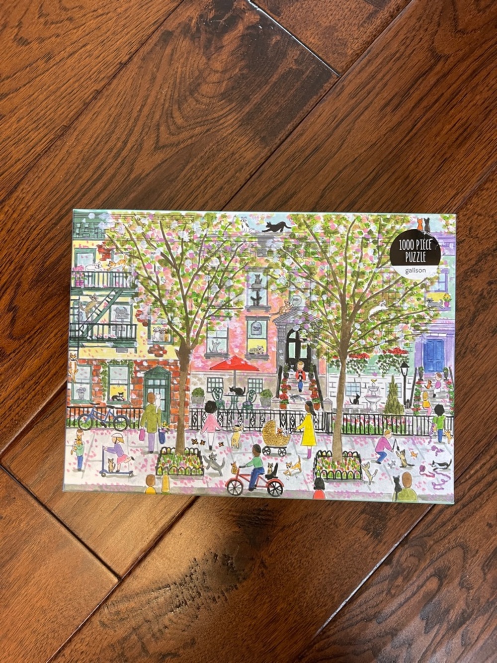 GALISON 1000-Piece Puzzle - Cats in the City